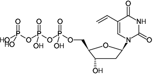 Structural formula of 5-Vinyl-dUTP (5-Vinyl-2'-deoxyuridine-5'-triphosphate, Sodium salt)