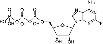 Structural formula of 2-Fluoro-ara-ATP ((2F-ara-ATP), 2-Fluoro-ara-adenosine-5'-triphosphate, Tetralithium salt)