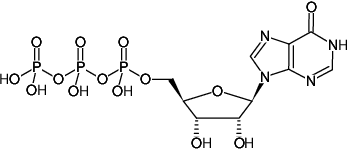 Structural formula of ITP (Inosine-5'-triphosphate, Sodium salt)