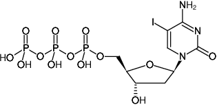 Structural formula of 5-Iodo-dCTP ((5I-dCTP), 5-Iodo-2'-deoxycytidine-5'-triphosphate, Sodium salt)