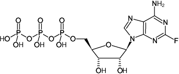 Structural formula of 2-Fluoro-ATP ((2F-ATP), 2-Fluoro-adenosine-5'-triphosphate, Sodium salt)