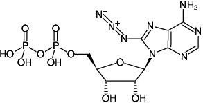 Structural formula of 8-Azido-ADP (8-Azido-adenosine-5'-diphosphate, Sodium salt)